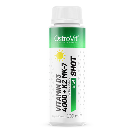 OstroVit Vitamina D3 4000 UI + K2 MK-7 Shot 100 ml