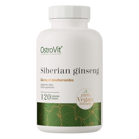 OstroVit Ginseng Siberiano VEGE 120 comprimidos