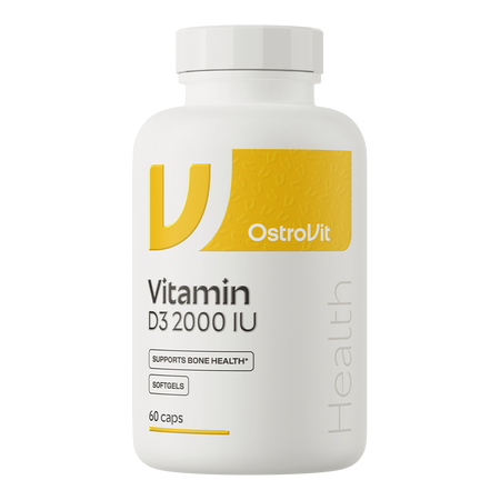 OstroVit Vitamina D3 2000 UI 60 cápsulas