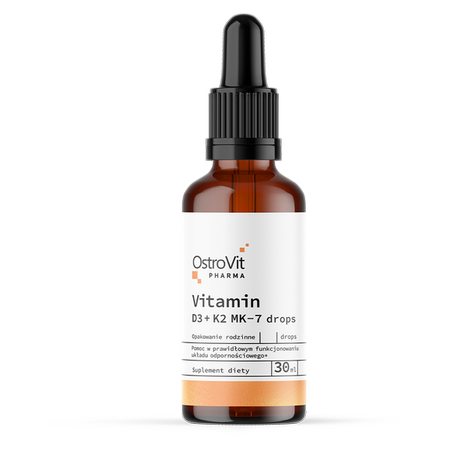 OstroVit Pharma Vitamina D3 + K2 MK-7 en gotas 30 ml