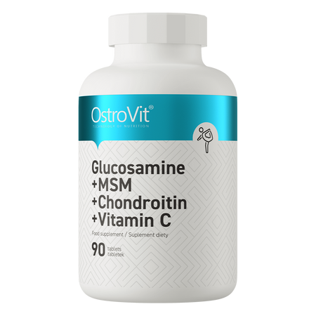 OstroVit Glucosamina + MSM + Condroitina + Vitamina C 90 comprimidos