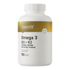 OstroVit Omega 3 D3+K2 90 cápsulas