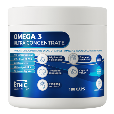 Ethic Nutraceutici™ Omega 3 Ultra Concentrate 180 cápsulas