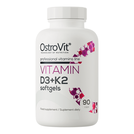 OstroVit Vitamina D3 + K2 90 cápsulas