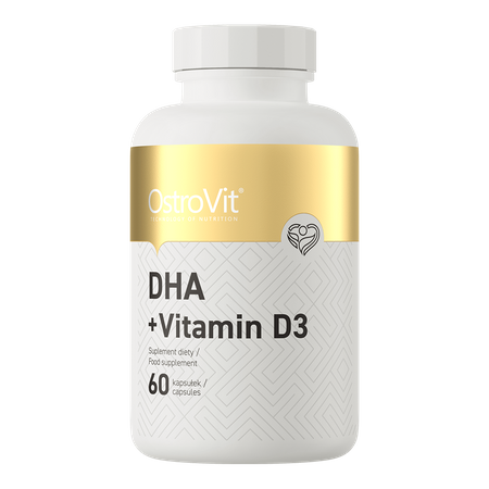 OstroVit DHA + Vitamina D3 60 cápsulas