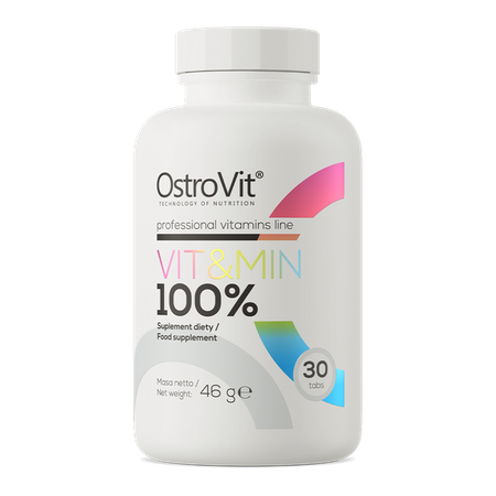 OstroVit 100% VIT&MIN 30 comprimidos