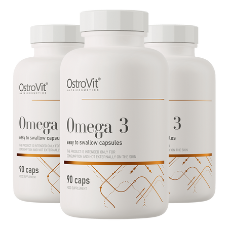 OstroVit Omega 3 Easy to Swallow 3 x 90 cápsulas