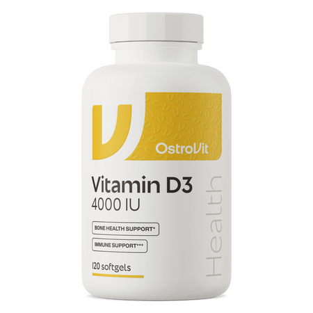 OstroVit Vitamina D3 4000 UI 120 cápsulas