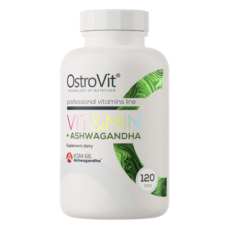 OstroVit VIT&MIN + Ashwagandha 120 comprimidos