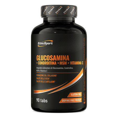 EthicSport Glucosamina + Condroitina + MSM + Vitamina C 90 comprimidos
