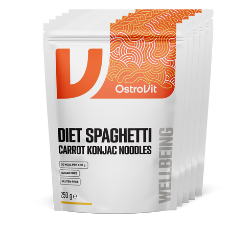 OstroVit Diet Espaguetis Zanahoria Fideos Konjac 5 x 250 g
