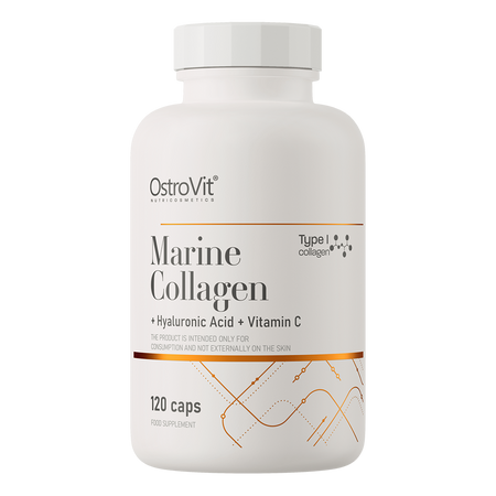 OstroVit Colágeno Marino + Ácido Hialurónico + Vitamina C 120 cápsulas
