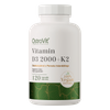 OstroVit Vitamina D3 2000 UI + K2 VEGE 120 cápsulas