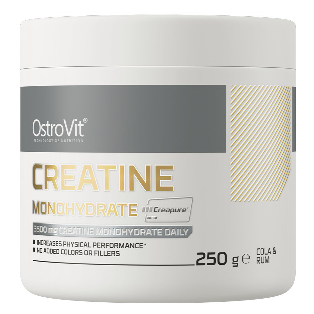 OstroVit Creatina Monohidrato Creapure 250 g sabor ron con cola
