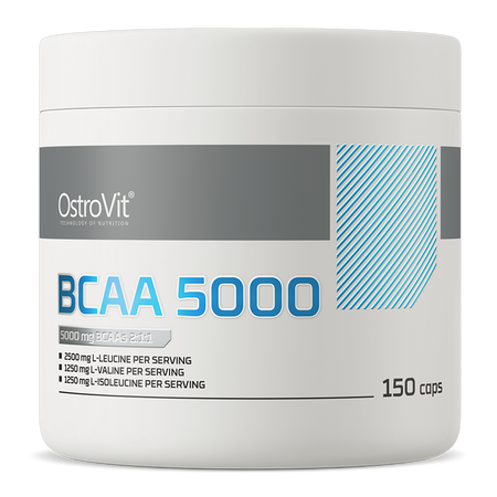 OstroVit BCAA 5000 mg 150 cápsulas