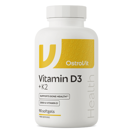 OstroVit Vitamina D3 + K2 90 cápsulas