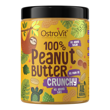 OstroVit 100% Crema de Cacahuete 1000 g