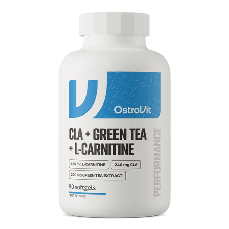 OstroVit CLA + Té verde + L-Carnitina 90 cápsulas