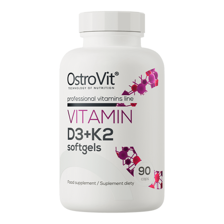OstroVit Vitamina D3 + K2 90 cápsulas