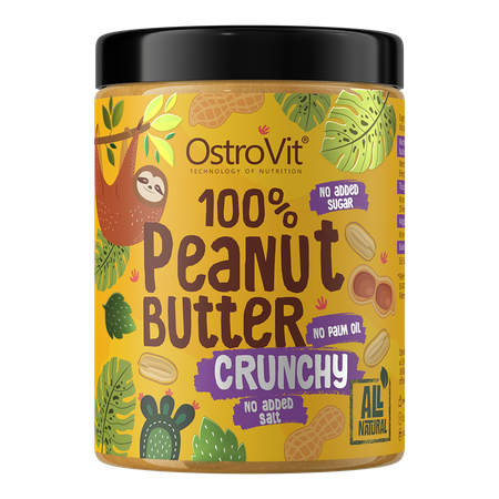 OstroVit 100% Crema de Cacahuete 1000 g