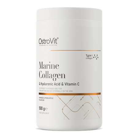 OstroVit Colágeno Marino + Ácido Hialurónico + Vitamina C 500 g