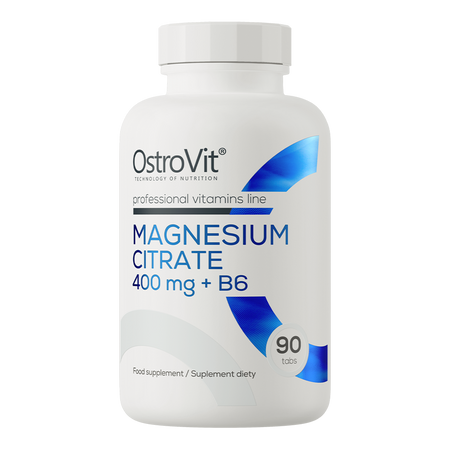 OstroVit Citrato de magnesio 400 mg + B6 90 comprimidos