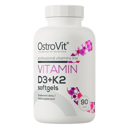 OstroVit Vitamina D3 + K2 90 cápsulas