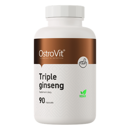 OstroVit Triple Ginseng VEGE 90 cápsulas