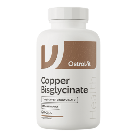 OstroVit Bisglicinato de cobre 120 cápsulas