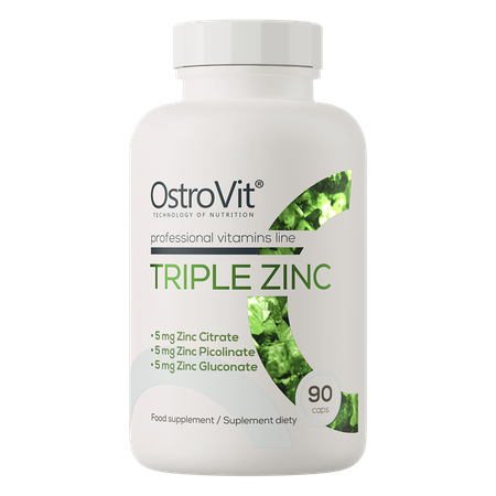 OstroVit Triple Zinc 90 cápsulas