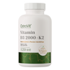 OstroVit Vitamina D3 2000 UI + K2 VEGE 120 cápsulas