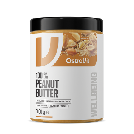 OstroVit 100% Crema de Cacahuete 1000 g