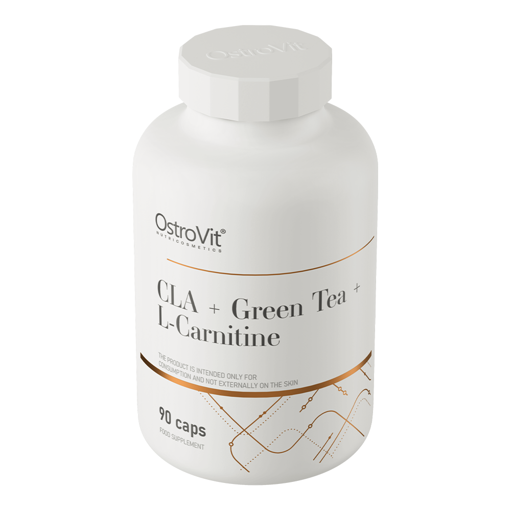 l carnitina y te verde OstroVit CLA + Té verde + L-Carnitina 90 cápsulas - 7,99 EUR