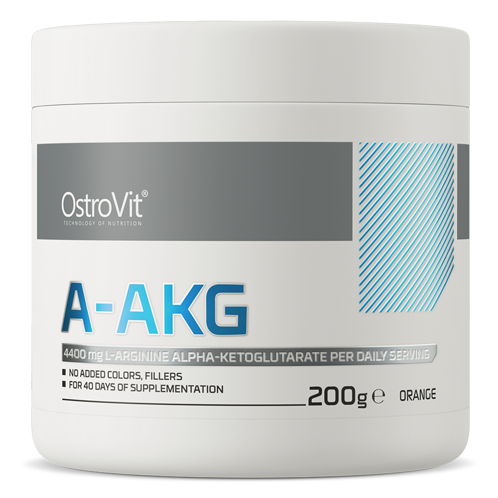 OstroVit A-AKG 200 g sabor naranja