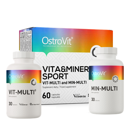 OstroVit VITA&MINERALS Sport 60 cápsulas