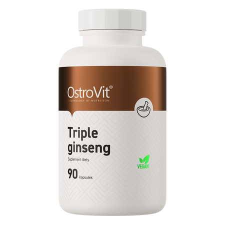 OstroVit Triple Ginseng VEGE 90 cápsulas