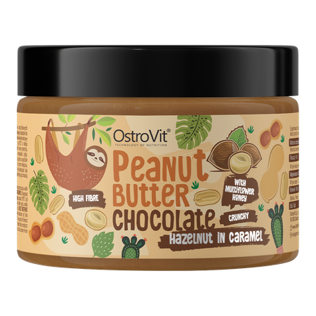 OstroVit Crema de Chocolate y Avellanas + Avellanas Caramelizadas 500 g