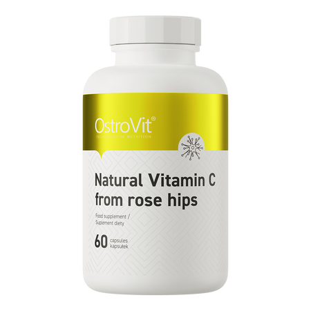 OstroVit Natural Rosa Silvestre Vitamina C 60 cápsulas