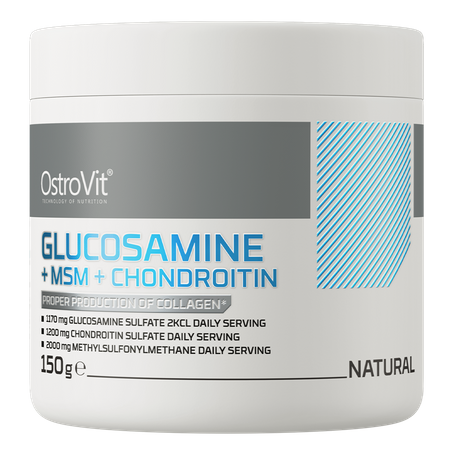 OstroVit Glucosamina + MSM + Condroitina 150 g