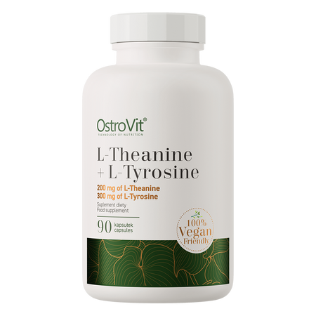 OstroVit L-Teanina + L-Tirosina VEGE 90 cápsulas