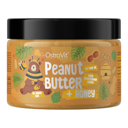 OstroVit Crema de Cacahuete con Miel 500 g