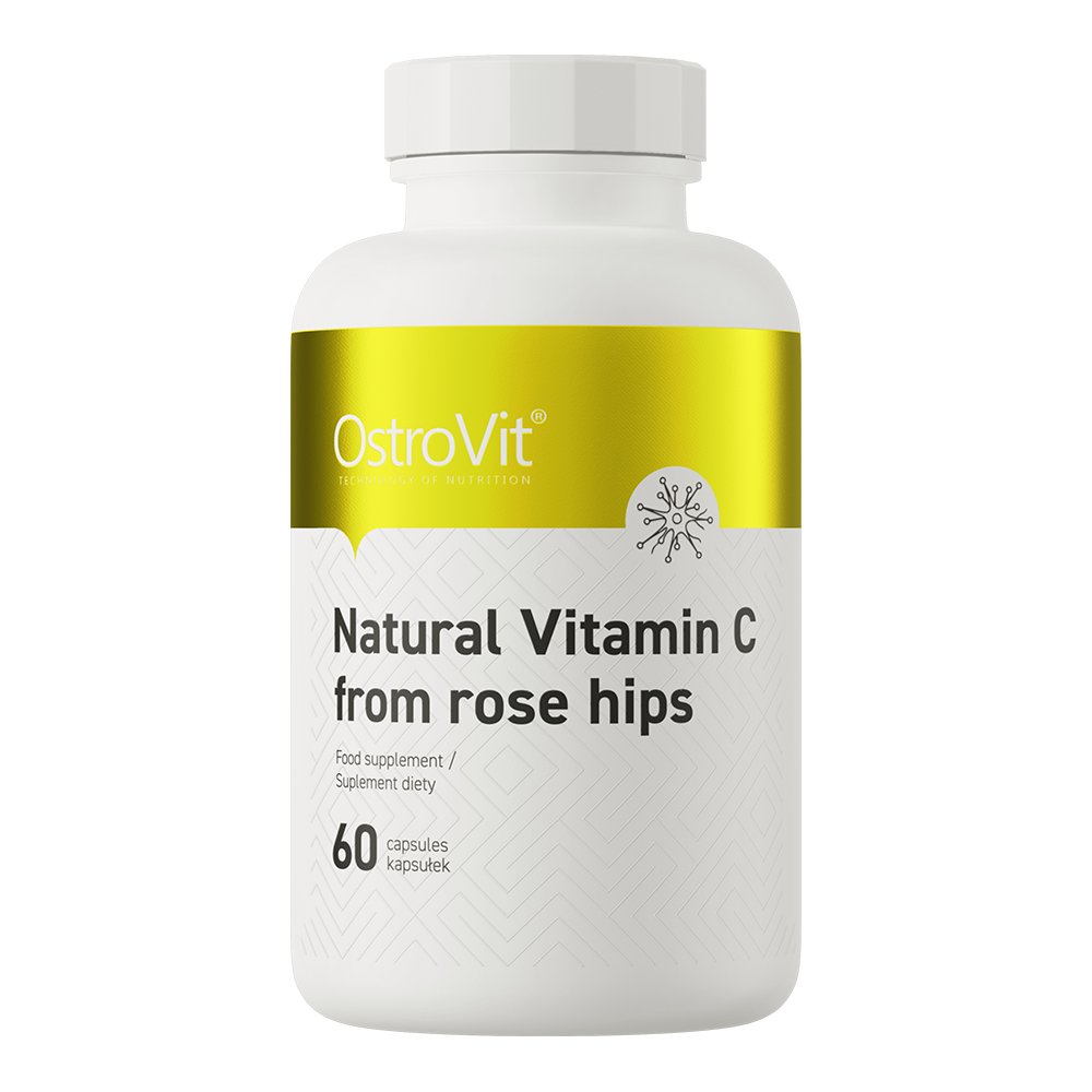OstroVit Natural Rosa Silvestre Vitamina C 60 cápsulas