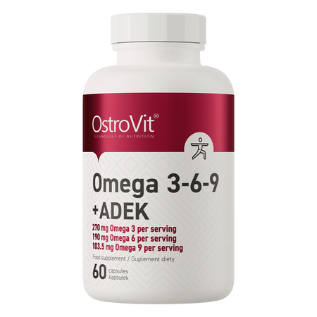 OstroVit Omega 3-6-9 + ADEK 60 cápsulas