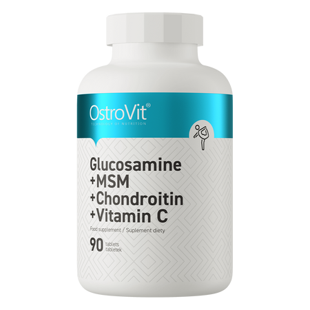 OstroVit Glucosamina + MSM + Condroitina + Vitamina C 90 comprimidos