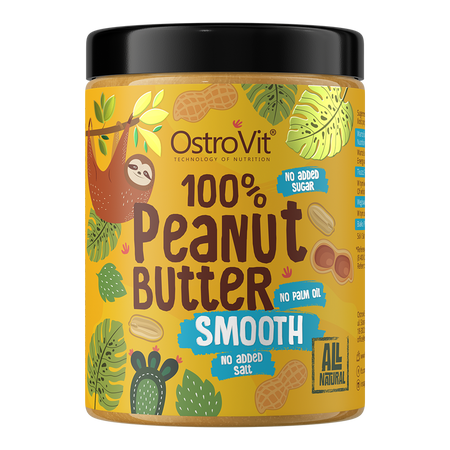 OstroVit 100% Crema de Cacahuete 1000 g