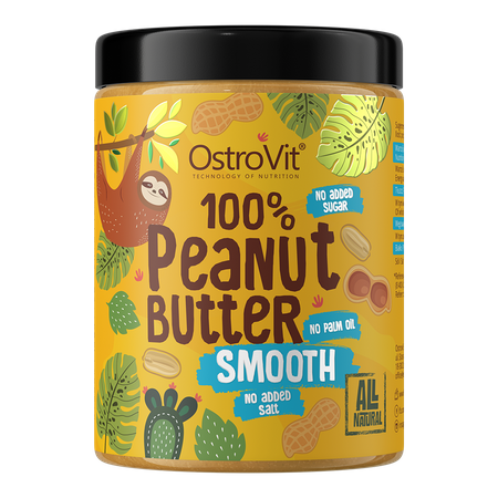 OstroVit 100% Crema de Cacahuete 1000 g