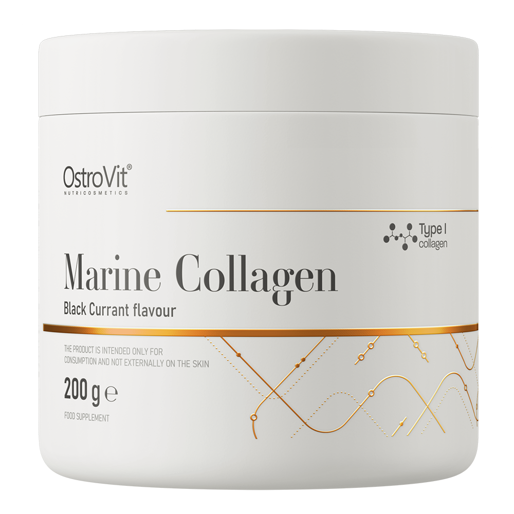 OstroVit Colágeno Marino 200 g sabor grosella negra