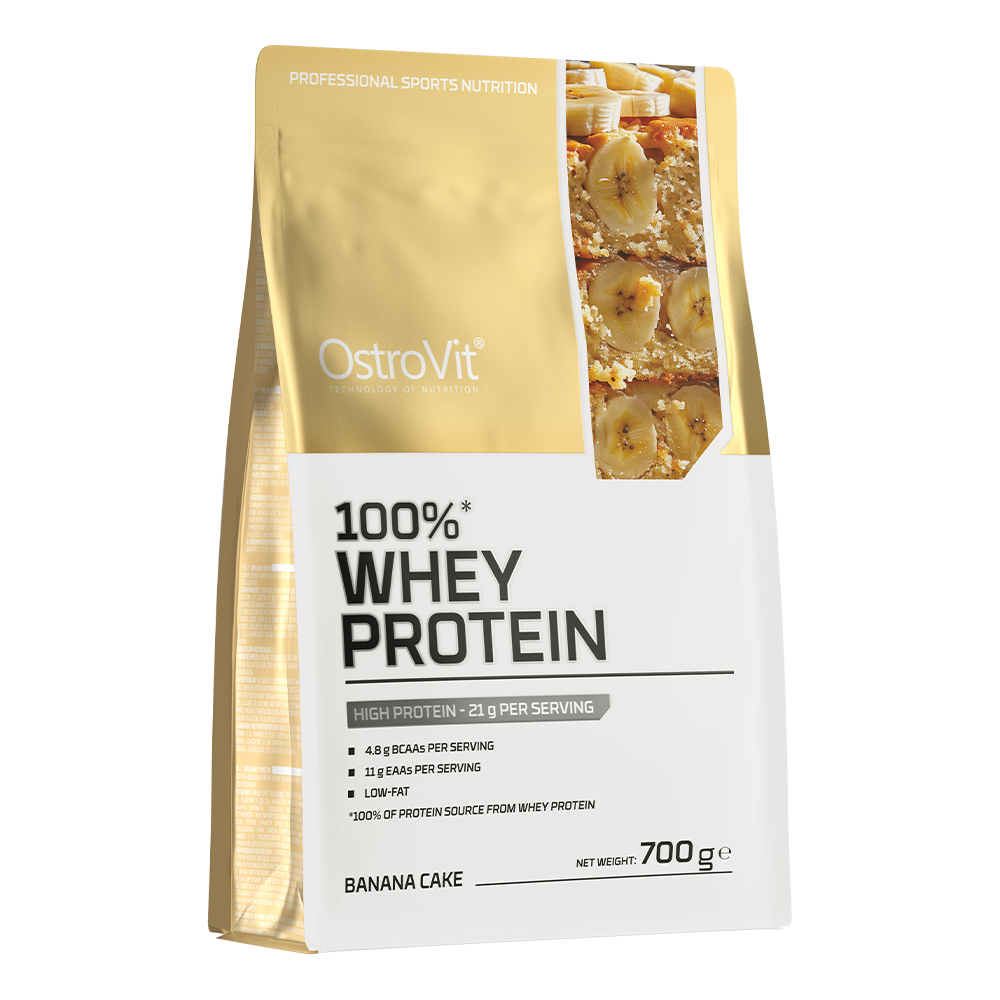 OstroVit 100% Whey Protein 700 g sabor tarta de plátano