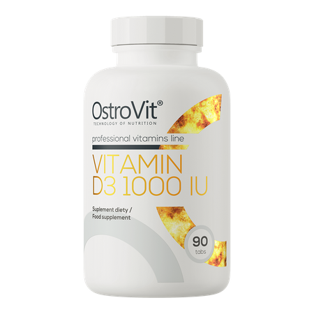 OstroVit Vitamina D3 1000 UI 90 comprimidos