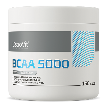 OstroVit BCAA 5000 mg 150 cápsulas